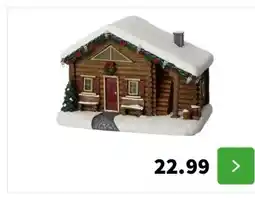 Intratuin Intratuin kersthuisje boshut 18,5 x 12 x 12,5 cm aanbieding
