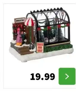 Intratuin Intratuin kersthuisje kerstboom winkel 16 x 10 x 11,5 cm aanbieding