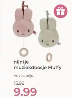 Prenatal nijntje muziekdoosje Fluffy aanbieding