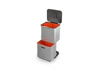 Bol.com Joseph Joseph Intelligent Waste Prullenbak Totem Max - 60 l - Zilver aanbieding