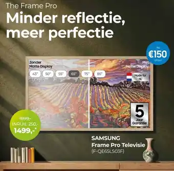 EP Beerepoot SAMSUNG Frame Pro Televisie aanbieding