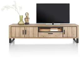 Henders & Hazel Pavarotti, lowboard 210 cm - 3-deuren + 1-lade + 1-niche (+ LED) aanbieding