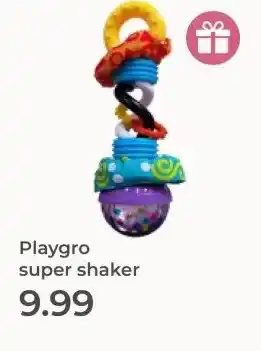 Prenatal Playgro super shaker aanbieding