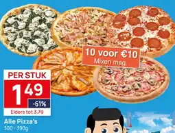 Butlon Alle Pizza's aanbieding