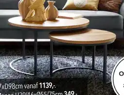 Pronto wonen Salontafelset Lunata aanbieding
