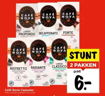 Vomar Voordeelmarkt Café Nova Capsules aanbieding