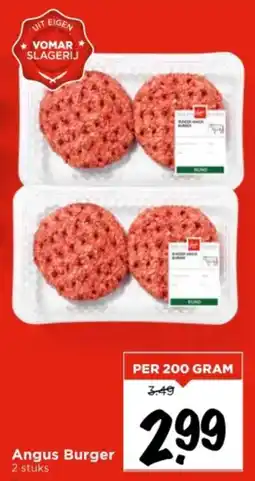 Vomar Voordeelmarkt Angus Burger aanbieding