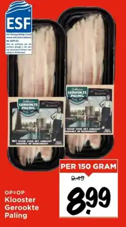 Vomar Voordeelmarkt Klooster Gerookte Paling aanbieding