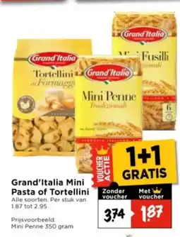 Vomar Voordeelmarkt Grand'Italia Mini Pasta of Tortellini aanbieding