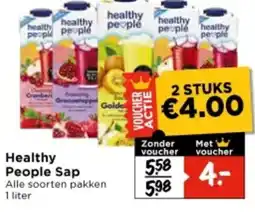 Vomar Voordeelmarkt Healthy People Sap aanbieding