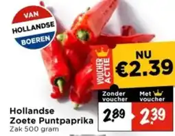 Vomar Voordeelmarkt Hollandse Zoete Puntpaprika aanbieding
