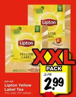 Vomar Voordeelmarkt Lipton Yellow Label Tea aanbieding