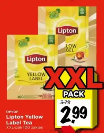 Vomar Voordeelmarkt Lipton Yellow Label Tea aanbieding