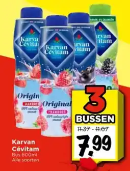 Vomar Voordeelmarkt Karvan Cévitam Bus 600ml Alle soorten aanbieding