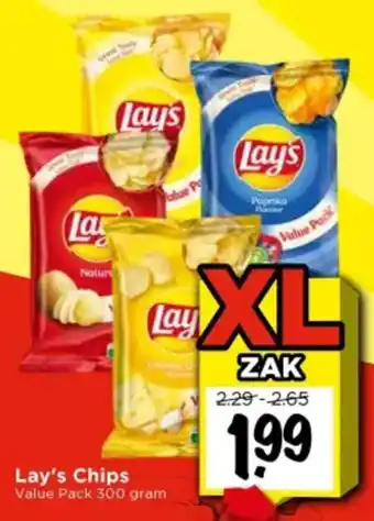 Vomar Voordeelmarkt Lay's Chips aanbieding