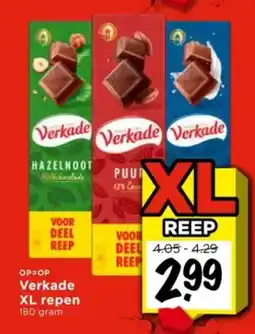 Vomar Voordeelmarkt Verkade XL repen aanbieding