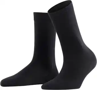 Amazon FALKE Dames Sokken Softmerino W SO Wol Katoen eenkleurig 1 Paar, Zwart (Black 3009), 39-40 aanbieding