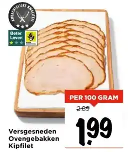 Vomar Voordeelmarkt Versgesneden Ovengebakken Kipfilet aanbieding