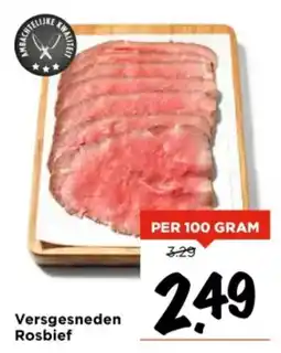 Vomar Voordeelmarkt Versgesneden Rosbief aanbieding