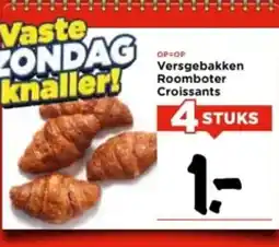 Vomar Voordeelmarkt Versgebakken Roomboter Croissants aanbieding