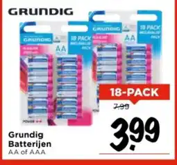 Vomar Voordeelmarkt Grundig Batterijen aanbieding