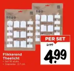 Vomar Voordeelmarkt Flikkerend Theelicht aanbieding