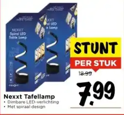 Vomar Voordeelmarkt Nexxt Tafellamp aanbieding