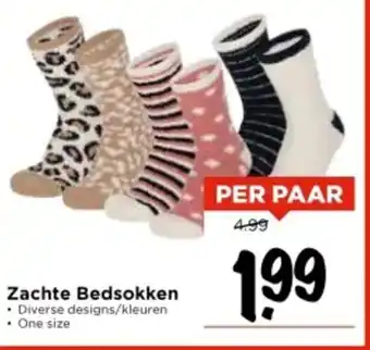 Vomar Voordeelmarkt Zachte Bedsokken aanbieding