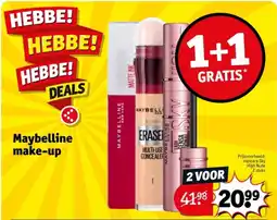 Kruidvat Maybelline make-up aanbieding
