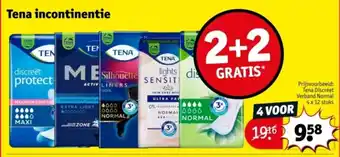 Kruidvat Tena incontinentie aanbieding