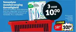 Kruidvat Sensodyne mondverzorging gevoeligheid aanbieding