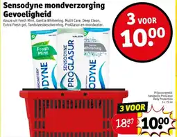 Kruidvat Sensodyne mondverzorging gevoeligheid aanbieding