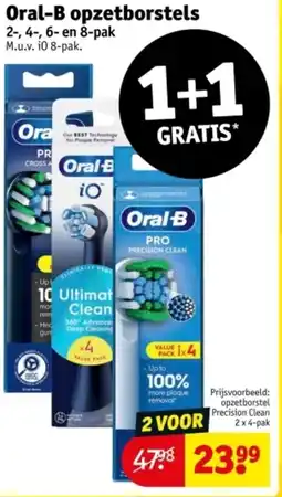 Kruidvat Oral-B opzetborstels aanbieding