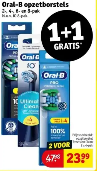 Kruidvat Oral-B opzetborstels aanbieding