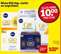 Kruidvat Nivea Q10 dag nacht en oogcrèmes aanbieding