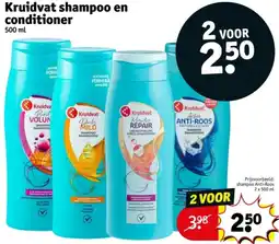 Kruidvat Kruidvat shampoo en conditioner aanbieding