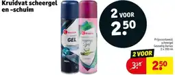 Kruidvat Kruidvat scheergel en schuim aanbieding
