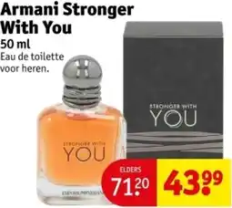 Kruidvat Armani Stronger With You aanbieding