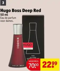 Kruidvat Hugo Boss Deep Red aanbieding