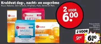 Kruidvat Kruidvat dag, nacht en oogcrème aanbieding