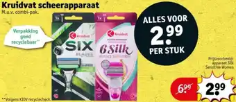 Kruidvat Kruidvat scheerapparaat aanbieding