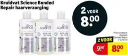Kruidvat Kruidvat Science Bonded Repair haarverzorging aanbieding