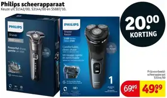 Kruidvat Philips scheerapparaat aanbieding