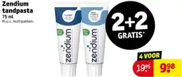Kruidvat Zendium tandpasta aanbieding