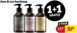 Kruidvat Jean & Len handzeep aanbieding