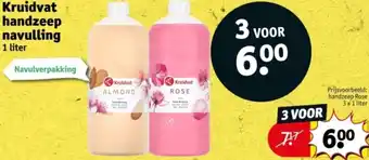 Kruidvat Kruidvat handzeep navulling aanbieding