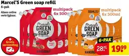 Kruidvat Marcel's Green soap refill aanbieding