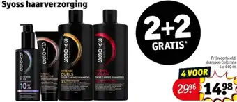 Kruidvat Syoss haarverzorging aanbieding