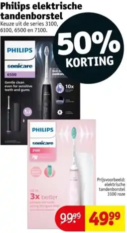 Kruidvat Philips elektrische tandenborstel aanbieding