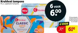 Kruidvat Kruidvat tampons aanbieding